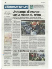 JOURNAL SUD OUEST 18 AVRIL 2016