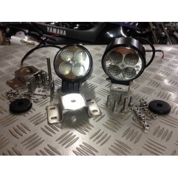 NEUF KIT PAIRE PHARE ADDITIONEL A LED