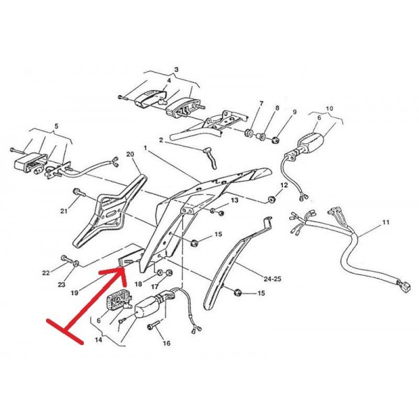 DUCATI CATADIOPE AVERTISSEUR 