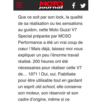 MCSO PERFORMANCE DANS MOTO JOURNAL NUMERIQUE