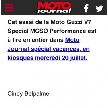 MCSO PERFORMANCE DANS MOTO JOURNAL NUMERIQUE