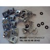 KIT DE 10 DZUS FIXATION DE CARENAGE DIAMETRE 6 LONGUEUR 12MM 