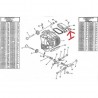 CACHE CULBUTEUR SUPPORT RADIATEUR DUCATI