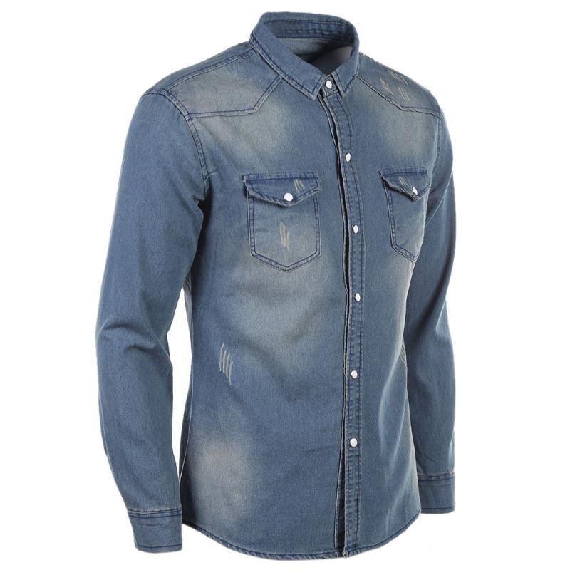 CHEMISE JEAN CAFE RACER SCRAMBLER BRATSTYLE