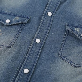 CHEMISE JEAN CAFE RACER SCRAMBLER BRATSTYLE
