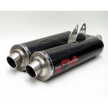 POT ECHAPPEMENT PAIRE SILENCIEUX CARBONE DUCATI