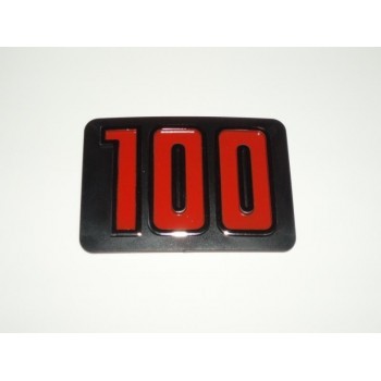 PLAQUE INDICATIVE DE COQUE DE SELLE ARRIERE BMW