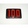 PLAQUE INDICATIVE DE COQUE DE SELLE ARRIERE BMW