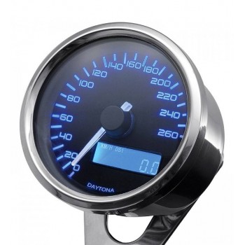 COMPTEUR DAYTONA NOIR OU CHROME 260 KM/H 