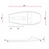 SELLE COQUE DIRT TRACK FLAT TRACK KIT COMPLET