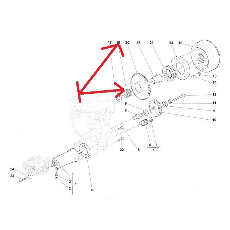 ROULLEMENT A AIGUILLE DUCATI DE ROUE LIBRE