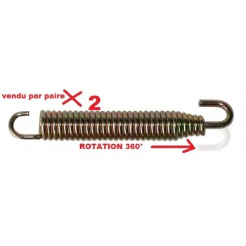 RESSORT POT ÉCHAPPEMENT PLUSIEURS TAILLE  // LA PAIRE 