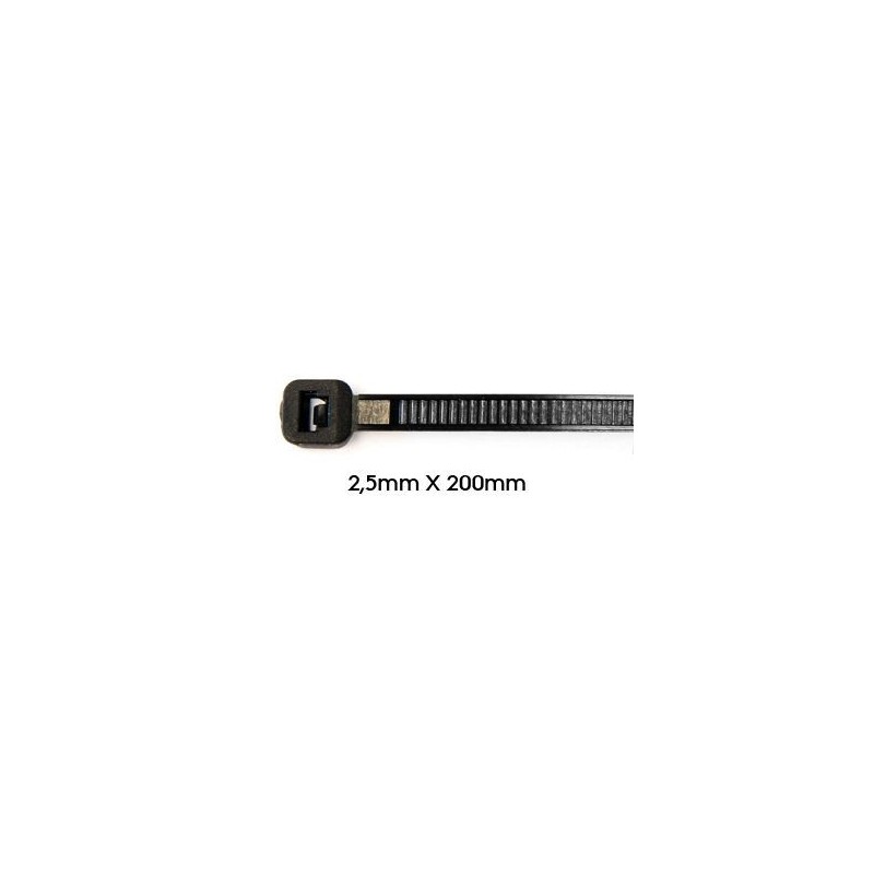 COLLIER RILSAN MOTO 2.5MM PAR 200MM SAC DE 100 SERFLEX