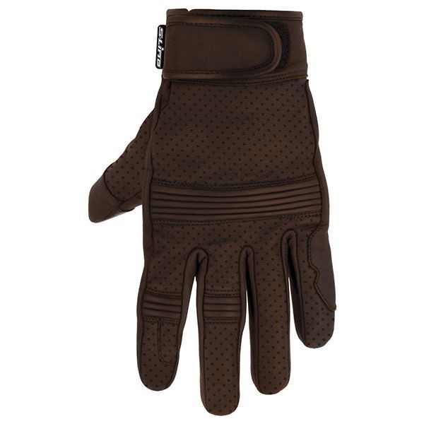 GANTS ÉTÉ CUIR MOTO LOOK VINTAGE HOMOLOGUE