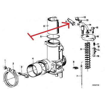 EMBOUT DE CABLE / CARBURATEUR DELLORTO 