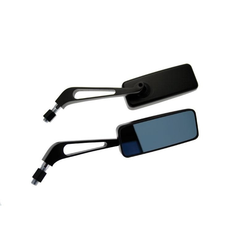 RÉTROVISEURS PAIRE ALUMINIUM ADAPTABLE MULTIPLES MOTO
