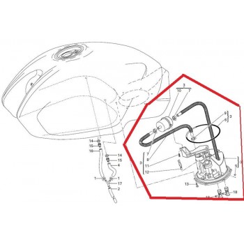 POMPE A ESSENCE TRAPPE COMPLÈTE S2R 800 1000 695 620 MONSTER