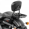 KIT ENSEMBLE SISSY BAR + PORTE PAQUET DYNA  // CHROME OU NOIR HARLEY DAVIDSON