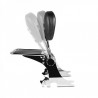 KIT ENSEMBLE SISSY BAR + PORTE PAQUET DYNA  // CHROME OU NOIR HARLEY DAVIDSON