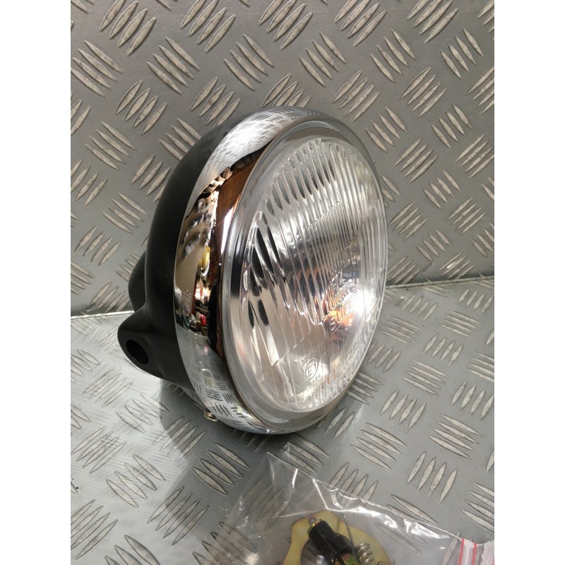 PHARE AVANT VERRE MÉTAL CAFE RACER BRATSTYLE 