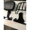 KIT ENSEMBLE SISSY BAR + PORTE PAQUET DYNA  // CHROME OU NOIR HARLEY DAVIDSON