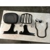 KIT ENSEMBLE SISSY BAR + PORTE PAQUET DYNA  // CHROME OU NOIR HARLEY DAVIDSON