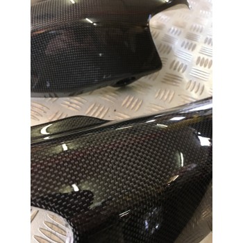  CACHES LATERAUX ARRIERE CARBONE HYPERMOTARD DUCATI 