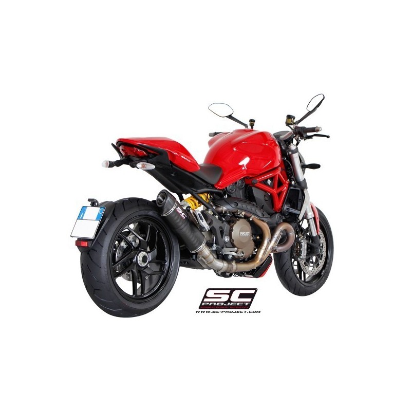 POT SILENCIEUX DUCATI 1200 MONSTER SC-Project D12-01C