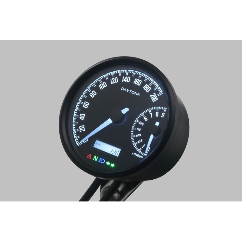 DAYTONA VELONA W, compteur de vitesse numérique et compte-tours