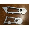 PAIRE DE CACHES COURROIES DUCATI ALU NEUF