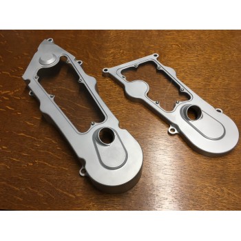 PAIRE DE CACHES COURROIES DUCATI ALU NEUF