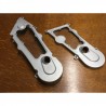 PAIRE DE CACHES COURROIES DUCATI ALU NEUF