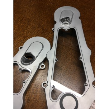 PAIRE DE CACHES COURROIES DUCATI ALU NEUF