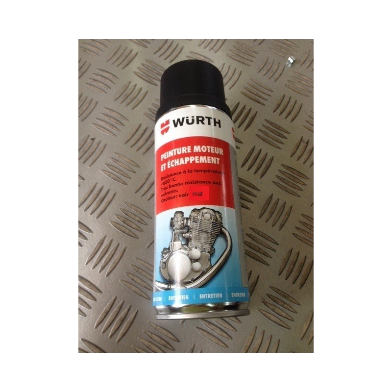 BOMBE DE PEINTURE MOTO NEUVE NOIR MAT
