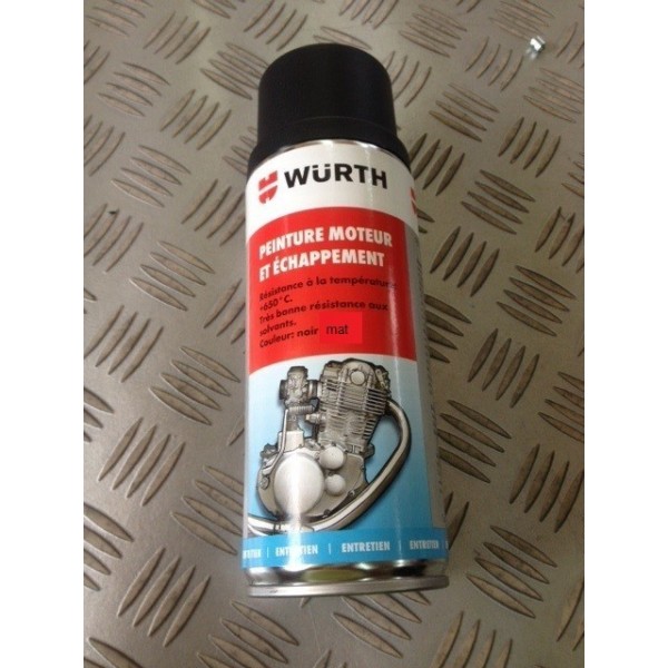 BOMBE DE PEINTURE MOTO NEUVE NOIR MAT