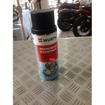 BOMBE DE PEINTURE MOTO NEUVE NOIR MAT
