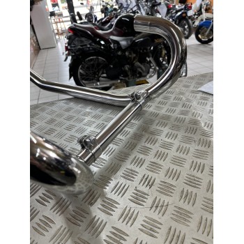 COLLECTEUR ÉCHAPPEMENT BMW DIAMÈTRE 40 - NEUF -INOX POLI
