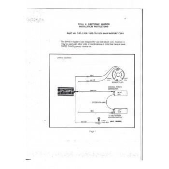 KIT ALLUMAGE ELECTRONIQUE BMW R45 R50 R60 R65 R75 R80 R100 R90 DYNATEK