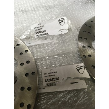 PAIRE DE DISQUES DE FREIN DUCATI INOX 320MM 888 851 900SS - NEUF -