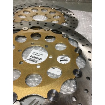 PAIRE DE DISQUES DE FREIN DUCATI INOX 320MM 888 851 900SS - NEUF -