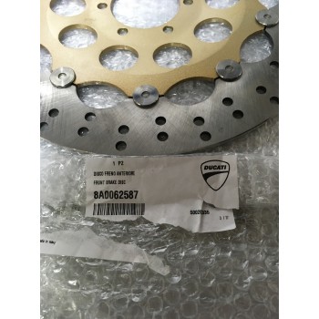 PAIRE DE DISQUES DE FREIN DUCATI INOX 320MM 888 851 900SS - NEUF -