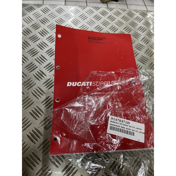 manuel atelier ducati 800 ssie supersport   Anglais - japonais 91470471D