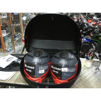 TOP CASE GROS VOLUME 2 CASQUES MODULABLES INTEGRAUX