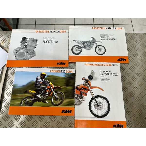 Manuel atelier guide utilisation ktm 250 450 525 exc - NEUF -