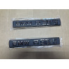 BMW R90/6 PAIRE PLAQUE INDICATIVE MOTEUR - NEUF -
