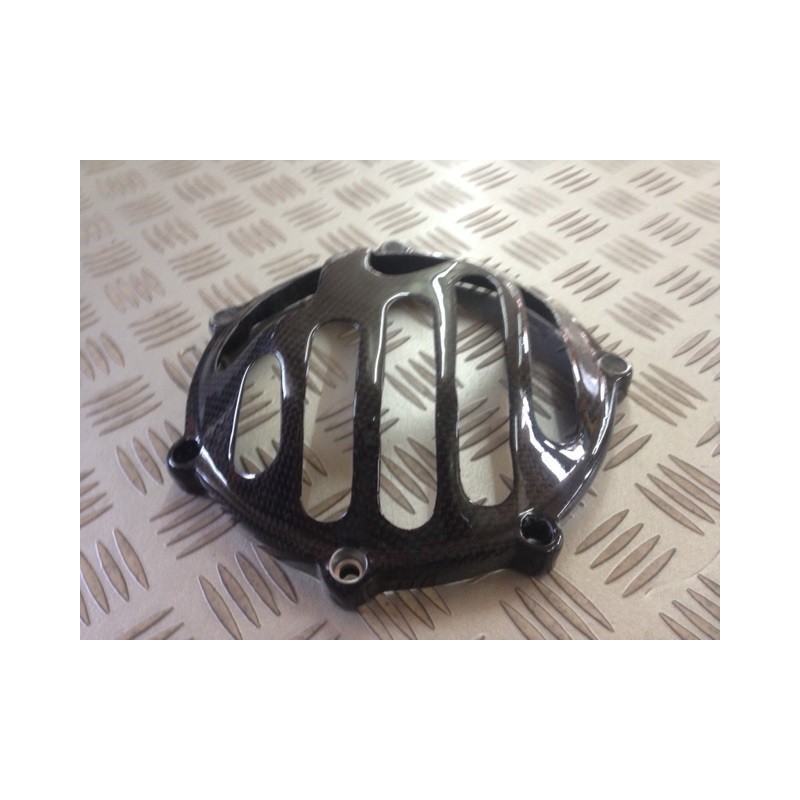 DUCATI CACHE NEUF EMBRAYAGE CARBONE AJOURE