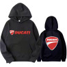 PULL SWEAT DUCATI NOIR - NEUF - S2R MONSTER SUPERSPORT SUPERBIKE ...
