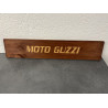 Moto guzzi pancarte bois de sapin pour déco - NEUF -