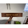 Moto guzzi pancarte bois de sapin pour déco - NEUF -