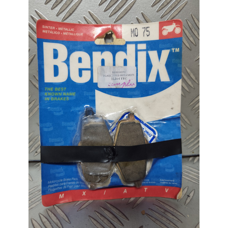 PLAQUETTES DE FREIN BENDIX MO 75 NEUVES